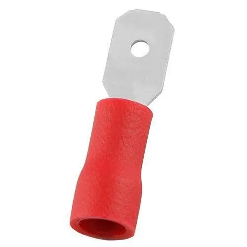 Panduit EDV18-187MB-Q Vinyl Insulated Male Disconnect, 187 Series, Connectors