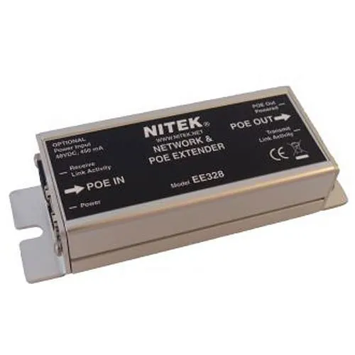 Nitek EE328 PoE and Ethernet Extender, RJ45 Connector