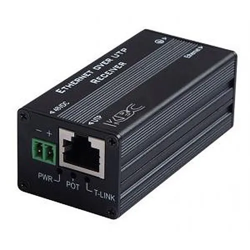 KBC Networks EERF1-LS1-T-MN-B Industrial Ethernet Over UTP Transmitter with PoW and PoE+