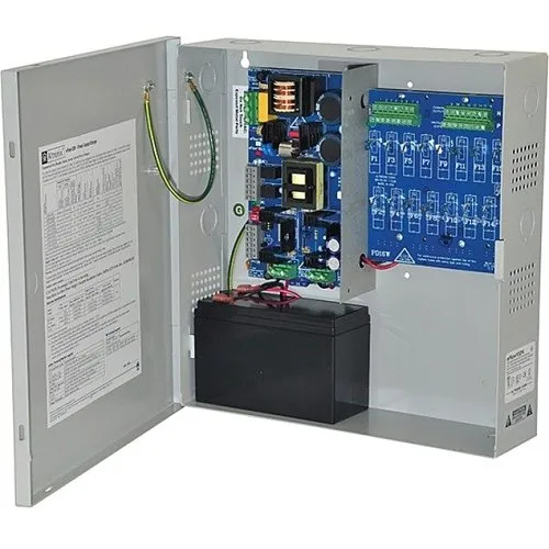 Altronix eFlow102N16 Power Supply Charger, 16 Fused Outputs, 12VDC at 10A, Aux Output, FAI, LinQ2 Ready, 115VAC, BC300 Enclosure
