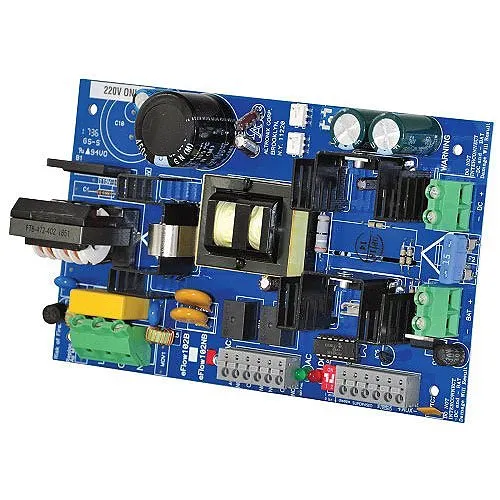 Altronix EFLOW102NBV Power Supply Charger, Single Output, 12V DC at 10A, Auxiliary Output, FAI, LinQ2 Ready, 220V AC, Board
