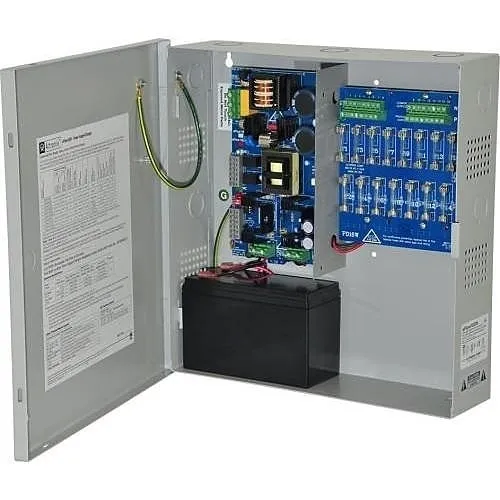 Altronix EFLOW102NX16V Power Supply Charger, 12VDC, 10A, 16-Fuse, FAI