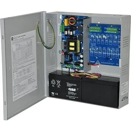 Altronix EFLOW104N16DV Power Supply Charger, 16 PTC Class 2 Outputs, 24VDC at 10A, Aux Output, FAI, LinQ2 Ready, 220VAC, BC300 Enclosure