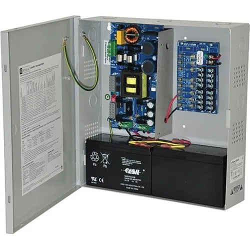 Altronix eFlow104N8 Power Supply Charger, Fused Outputs, 24VDC at 10A, Aux Output, FAI, LinQ2 Ready, 115VAC, BC300 Enclosure