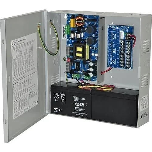 Altronix EFLOW104N8DV Power Supply Charger, 8 PTC Class 2 Outputs, 24VDC at 10A, Aux Output, FAI, LinQ2 Ready, 220VAC, BC300 Enclosure