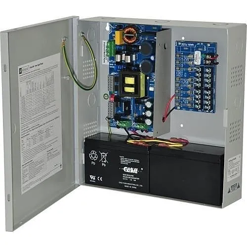 Altronix EFLOW104N8V 24V DC Power Supply Charger, 10A Output, 8 Fuses