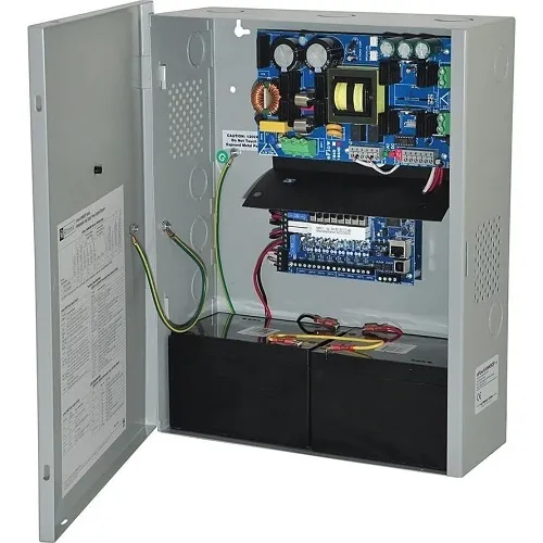 Altronix EFLOW104NK8DQP Access Power Supply Charger Kit, Networkable Dual Output, PTC Outputs, 12/24VDC, 120VAC, BC400 Enclosure