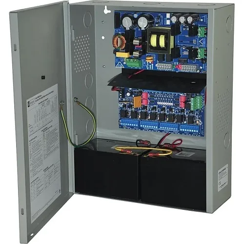 Altronix EFLOW104NKA8D Dual Output Power Supply Charger, PTC Outputs, 12VDC 24VDC, 120VAC, BC400 Enclosure
