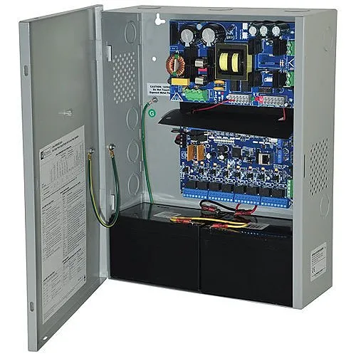 Altronix eFlow104NKA8DQM Networkable Dual Output Power Supply Charger, PTC protected Auxiliary Class power-limited outputs, 240W total power, 120VAC, BC400 Enclosure