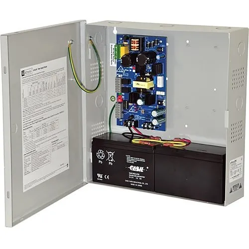 Altronix eFlow3N Power Supply Charger, Single Output, 12/24VDC 2A, Aux Output, FAI, LinQ2 Ready, 115VAC, BC300 Enclosure