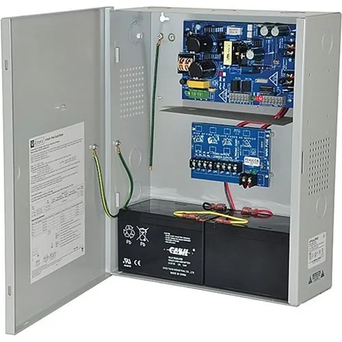 Altronix eFlow3NX4D Power Supply Charger, PTC Class Outputs, 12/24VDC at 2A, Aux Output, FAI, LinQ2 Ready, 115VAC, BC400 Enclosure