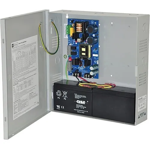Altronix eFlow6N Power Supply Charger, Single Output, 12/24VDC 6A, Aux Output, FAI, LinQ2 Ready, 115VAC, BC300 Enclosure