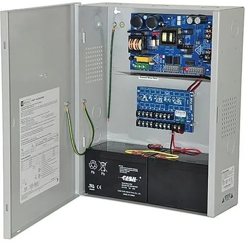 Altronix eFlow6NX8D Power Supply Charger, PTC Class Outputs, 12/24VDC at 6A, Aux Output, FAI, LinQ2 Ready, 115VAC, BC400 Enclosure