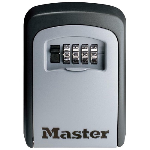 Master Lock 5401D 3-1/4" (83mm) Wall Mount Lock Box, Black