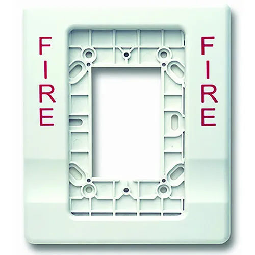 Edwards Signaling EG1T-FIRE  Trim Plate for Genesis EG1 Series Wall Horns and Strobe