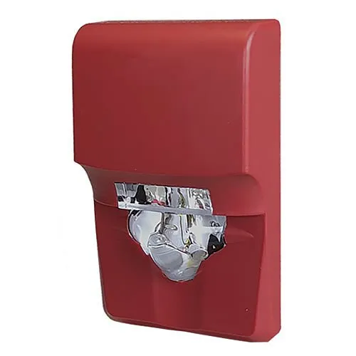 Kidde EG1VRN EG1 Series Compact Wall Strobe, No Marking, Red