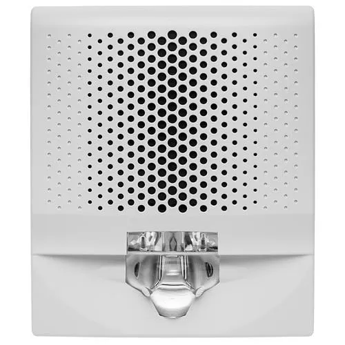 Kidde EG4AVWN Genesis EG4 Wall Horn/Strobe, 15-110cd, White, No Marking. Room Side Wiring Plate Included