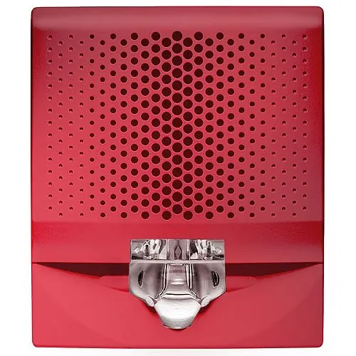 Kidde EG4SVRN Wall Speaker / Strobe, No Lettering, Red