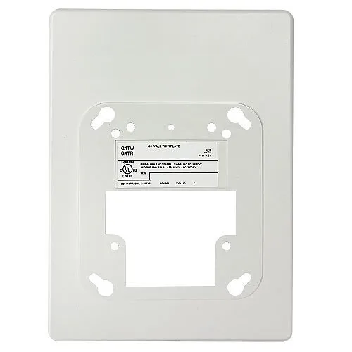 Kidde EG4TW Genesis EG4 Wall Trim Plate, White