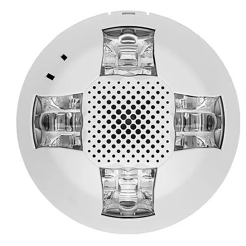 Kidde EGCAVWN Genesis EGC Ceiling Horn/Strobe, 15-115cd, White, No Marking. Room Side Wiring Plate Included