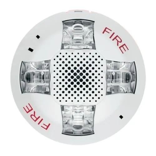 Kidde EGCSVHWA EGCSVH Series Ceiling Mount High Candela Speaker-Strobe, ALERT Label, White