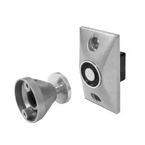 SDC EH2024120A EH Series Electromagnetic Door Holder, Semi-Flush Mount, 24VAC/DC or 120VAC, Chrome Powder Coat
