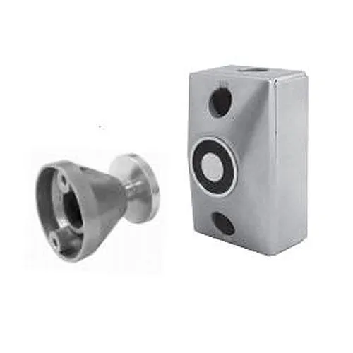 SDC EH3024120A EH Series Electromagnetic Door Holder, Surface Mount, 24VAC/DC or 120VAC, Chrome Powder Coat