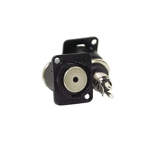 Switchcraft EH35MMSSCBPKG EH Series 3-Conductor Jack to Solder Contacts, 3.5mm, Black