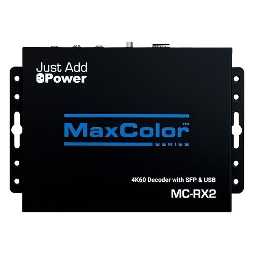 Just Add Power MC-RX2 Series MaxColor 4K Receiver with SFP and USB