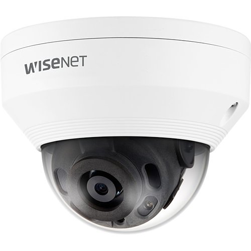 Hanwha QNV-8020R Wisenet Q-Series 5MP IR Vandal Dome Camera, 4mm Fixed Lens