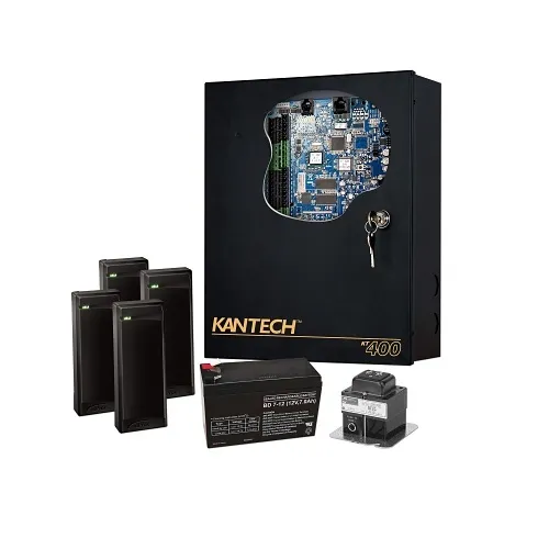 Kantech EK-4-MTM KT-4 Expansion Kit Includes KT-4 Controller, (4) KT-MUL-MT Readers, (1) TR1675 Transformer, (1) KT-BATT-12 Battery
