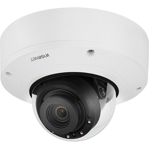 Hanwha XNV-8081R WiseNet X-Series Plus 5MP IR Outdoor Vandal Dome Camera, 3.9-9.4mm Fixed Lens