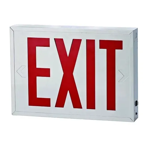 Mircom EL-7007RX-NYC LED Emergency Exit Sign, Thermoplastic Shell, 90 Minute Battery Backup, NYC Approved, Red