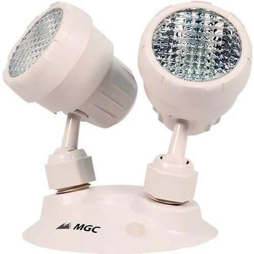 Mircom EL-7030B Universal 2 x 1.5W LED Emergency Dual Remote Head, 3.6-24V