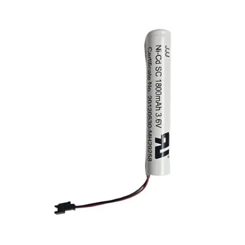 Mircom EL-B36V1800A NI-CD Battery, 3.6V