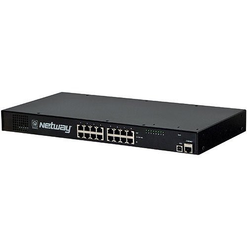 Altronix NetWay8BT Network Managed 802.3bt 4PPoE Midspan, 8-port, 10/100/1000, 90W max per port (480W total power), Battery Charging, 115/230VAC