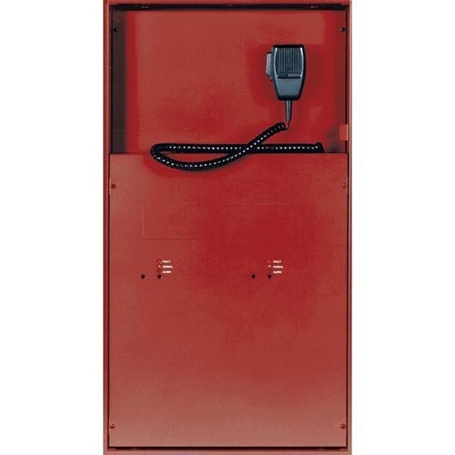 Potter PVX-150/12Z 150W Voice Evacuation System with 12-Speakers Zones, Red