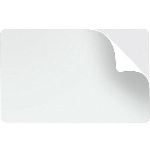 Magicard M3610-054B 14 mil Self-Adhesive PVC Cards, CR80, 100-Pack, White