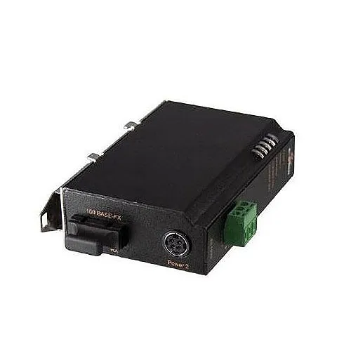 EtherWAN EL1032T-10B Industrial 10/100BASE-TX to 100BASE-FX Media Converter with PoE/PSE