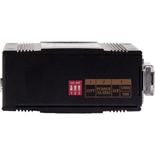 EtherWAN EL2242-V1B Hardened Gigabit PoE to 100/1000BASE-X SFP Media Converter