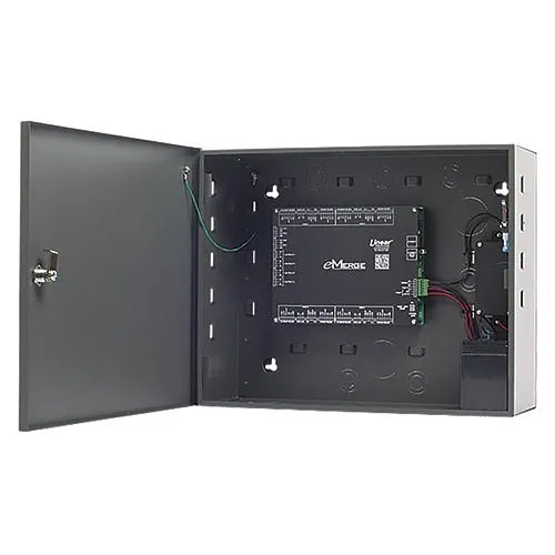 Linear EL36-4MP eMerge Elite-36 E3 Series 4-Door Access Control Platform with Integrated Power Supply, Metal Enclosure