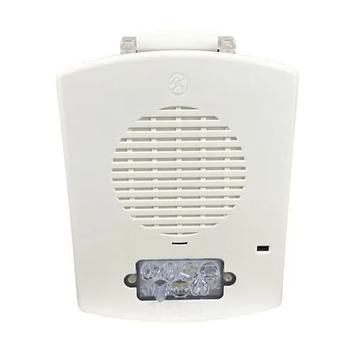 Eaton EL3RSPST-FW Outdoor Speaker Strobe with 3R Plate, 'FIRE' Marked, White