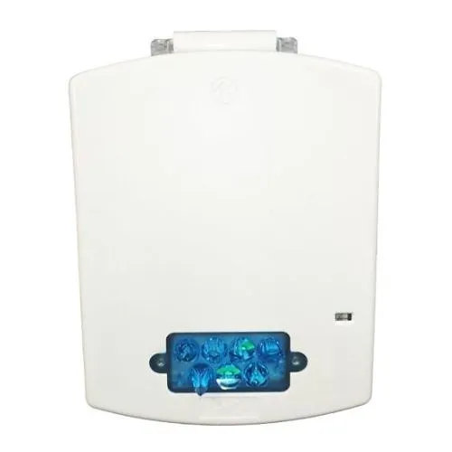 Eaton EL4XSTB-NW 4X Strobe with Backbox, No Lettering, Blue Lens