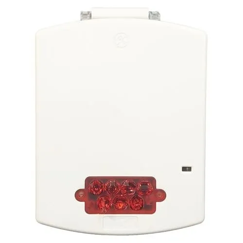 Eaton EL4XSTR-NW 4X Strobe with Backbox, No Lettering, Red Lens