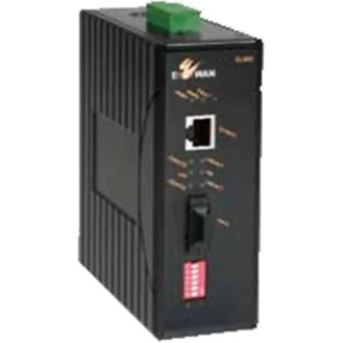 EtherWAN EL900-A-B-1-A EL900 Series Hardened 10/100BASE-TX to 100BASE-FX Media Converter