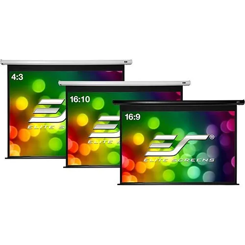 Elite Screens ELECTRIC100H Spectrum 100" 16:9 Electric Motorized 4K Ready Drop Down Projector Screen