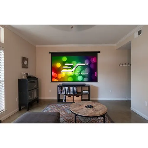 Elite Screens ELECTRIC128X Spectrum 128" 16:10 Electric Motorized 4K Ready Drop Down Projector Screen