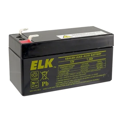 ELK 1213 Sealed Lead Acid Battery, 12V 1.3Ah