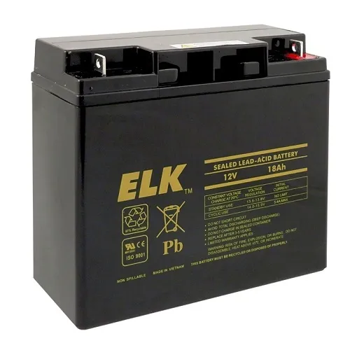 ELK 12180 Sealed Lead Acid Battery, 12V 18Ah