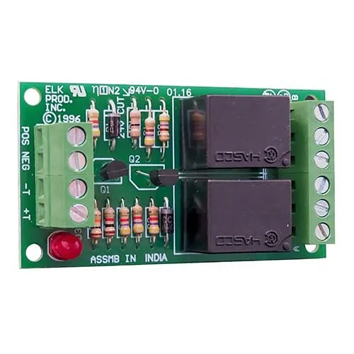 ELK 9244 4-Module Sensitive Relay, DPDT, 12/24VDC